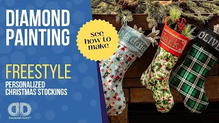 Christmas - Stockings with DIAMOND DOTZ® Freestyle