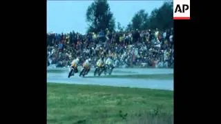 SYND 26 6 77 HIGHLIGHTS OF THE DUTCH TT GRAND PRIX MOTORCYCLE RACE FOR 500 CC MOTORCYCLES