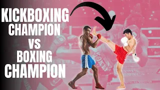 Kickboxer DESTROYING World Champion Boxer | How He Did It