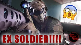 REACTING TO EX SOLDIER TRIES AIRSOFT AND DESTROYS EVERYONE!