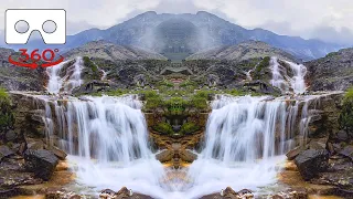 360 VR Video - Nature Sounds-Waterfall, Relaxing Meditation, Study, Sleep,...