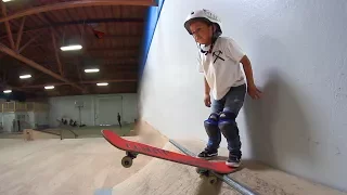 3 YEAR OLD SKATEBOARDER!