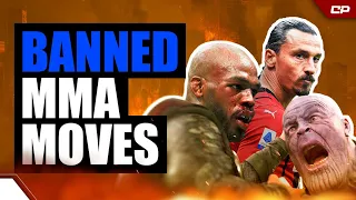 BANNED MMA Moves | Clutch #Shorts