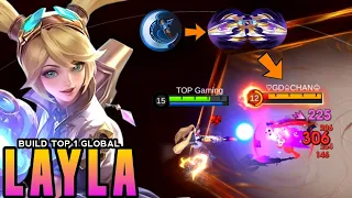 LAYLA BROKEN FULL DAMAGE BUILD 2024💀!!!(Must try) Top Global Layla 2024 Gameplay!!! - Mlbb