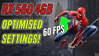 Spider-Man Remastered | 1080p Optimised Settings | RX 560 4GB i3 10100F