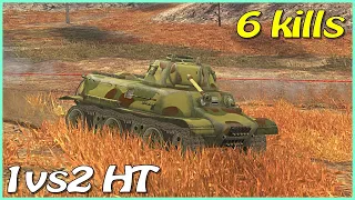 #WoTBlitz 1v2 HT / MT-25 / 6 frags / 3.7k dmg