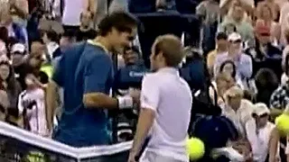 Roger Federer vs Olivier Rochus 2005 US Open R3 Highlights