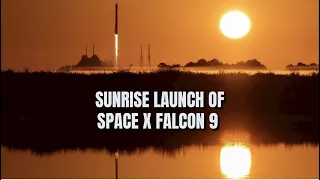 "From Sunrise to Orbit: Awe-Inspiring Footage of SpaceX's Incredible Launch!"