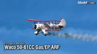 Phoenix Model Waco 50-61CC Gas/EP ARF  - Model Aviation