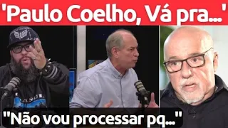 Ferréz e Ciro Gomes "Paulo Coelho, eleição não é corrida de cavalo e Bolsonaro é sintoma da doença"