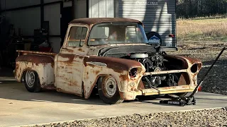 Raising bed rails on 55-59 Chevy frame swap