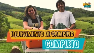 NOSSO EQUIPAMENTO COMPLETO: O QUE LEVAMOS PARA O CAMPING | TUDO SOBRE CAMPING