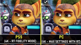 Ratchet & Clank: Rift Apart | PS5 vs PC Max Settings | 4K Graphics Comparison