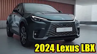 2024 Lexus LBX - The Smallest Luxury Crossover - INTERIOR and EXTERIOR DETAIL