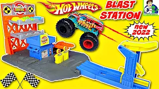 HOT WHEELS Monster Trucks Demo Derby Blast Station (New 2022)