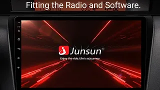 Junsun Pro 9 inch Android 10, fitting to a Mazda or other car. Part 1 of 2