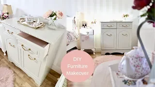 DIY furniture makeover, Cottage style cabinet makeover