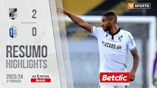 Resumo: Vitória SC 2-0 FC Vizela (Liga 23/24 #3)