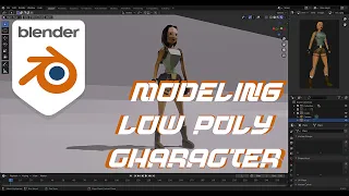 Blender 2.9 - Моделирование персонажа | Modeling Low Poly Character | Full Video Tutorial