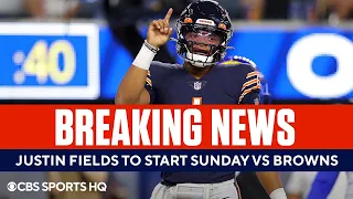 BREAKING: Justin Fields to Start Sunday at Browns | CBS Sports HQ