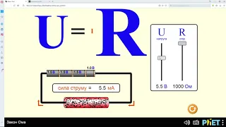 ЗАКОН ОМА | СИМУЛЯЦІЯ