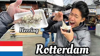 Japanese guy reacts to the Best & Worst Dutch Food in Rotterdam🇳🇱