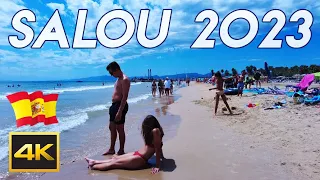 SALOU BEACH 🌴2023 | 📍Llevant Beach| POV WALK