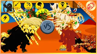 MEGA GOLDEN GRIFFON GIANT vs SAVAGE GIANT LEADER | Stick War: Legacy mod | Stick789Apk