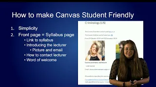 How to make Canvas Student Friendly?