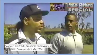 Rapper & Actor Ice-T Speaks Truth on Economic Empowerment: Marc Watts Reporting