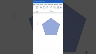 Insert Images into Shapes in Microsoft Word 🟦🔶#shorts