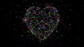 Color Particles Heart Motion Graphics Animation | Love Shape for Valentine's Day