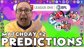 2023/24 - EFL LEAGUE 1 PREDICTIONS - MATCHDAY #2