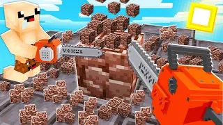BOBO ma SPOSÓB na 10.000 SZTUK KAŻDEGO SUROWCA na JEDNYM BLOKU w Minecraft! 😳