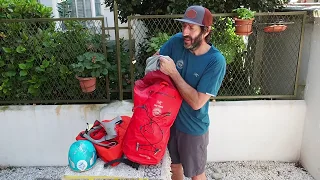 What's in my backpack - Sport Climbing