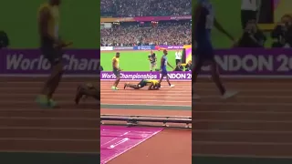 Usain Bolt Fails to Finish 4x100m Relay Medal Race