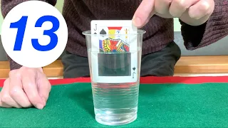 水マジック集　簡単13ネタ種明かし　13 Water Magic Tricks Tutorials.