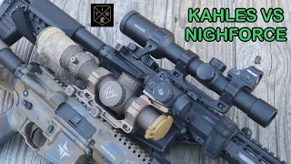 Nightforce Optics Atacr 1-8 vs Kahles K18i LPVO