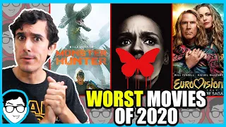 Ranking The Top 10 WORST Movies Of 2020!