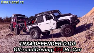 Traxxas TRX4 LAND ROVER DEFENDER D110 Off-road Driving 4X4 RC Car