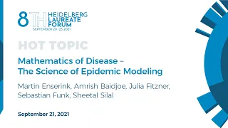 Hot Topic: Mathematics of Disease – The Science of Epidemic Modeling | September 21