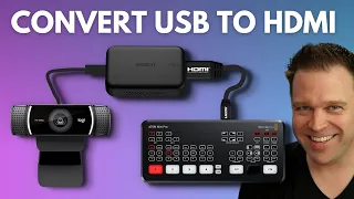 Convert USB webcams into HDMI for an ATEM | OBSBOT UVC to HDMI Adapter