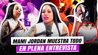 MAMI JORDAN SE DESACATA Y MUESTRA TODO EN CABINA