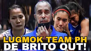 OUT NA! DE BRITO AALISIN NA SA NATIONAL TEAM BILANG HEAD COACH! BUL0K ANG SISTEMA!