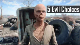 Fallout 4: 5 Most Evil Things You Can Do and May Have Missed in the Wasteland
