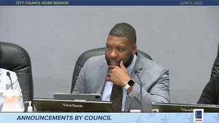 Durham City Council Work Session June 9, 2022 (audio synced)