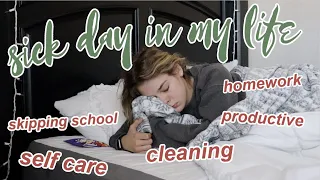 sick day in my life *staying home from school and being productive* | VLOGMAS DAY 7