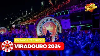 Viradouro 2024 | Super Esquenta Bateria Furacão Vermelho e Branco (Mestre Ciça)