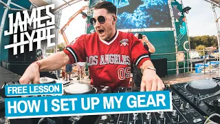 How To Set Up DJ Gear Like James Hype 🔥 Free DJ Tutorial