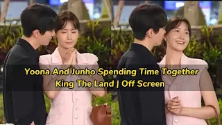 Yoona And Junho Spending Time Together King The Land | Off Screen